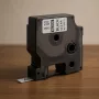 Etiquetas DYMO Authentic D1 | impresión negra sobre film transparente | 6 mm x 7 m | etiquetas autoadhesivas para impresoras de etiquetas LabelManager | fabricadas en Europa