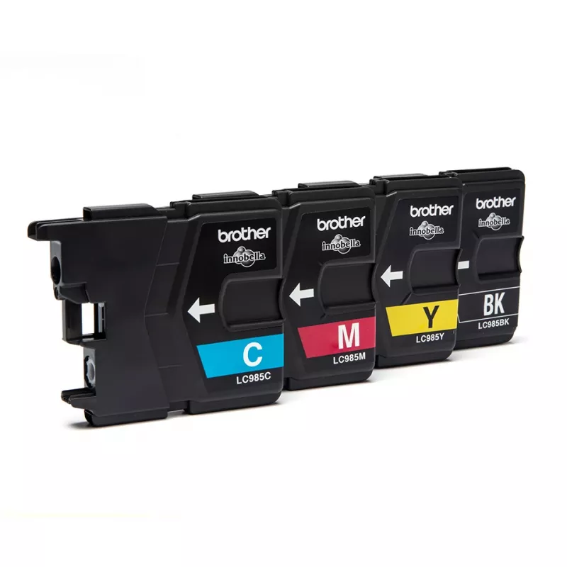Brother LC985VALBPDR Cartucho de tinta 4 unidades original negro, cian, magenta, amarillo
