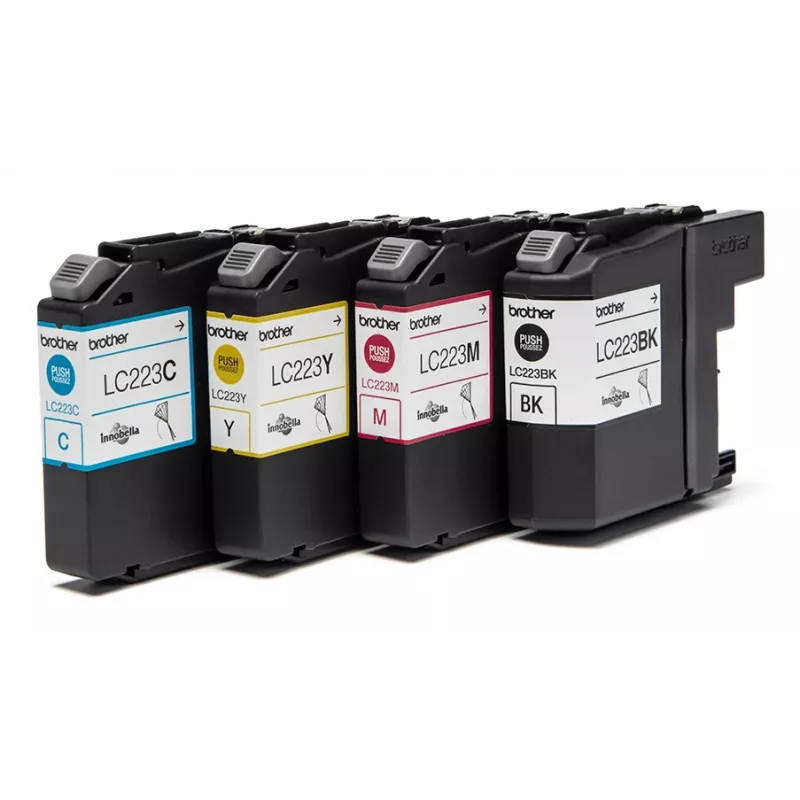 Brother LC223VALBPDR Cartucho de tinta 4 uds. original negro, cian, magenta, amarillo