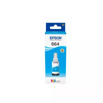 Epson 664 Ecotank Botella de tinta cian (70 ml)