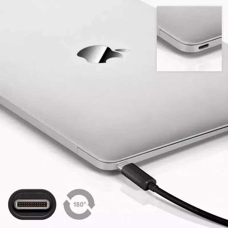 Cable USB Goobay USB 2.0 1m Micro-USB B USB C negro