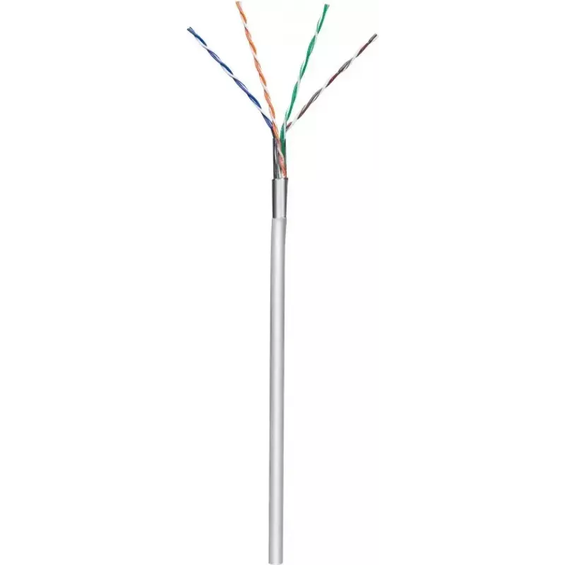 Cable de red Goobay CAT 5e F/UTP gris 100m