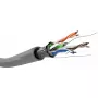 Cable de red Goobay CAT 5e F/UTP gris 100m