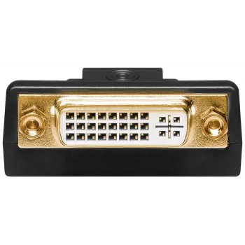 Adaptador DisplayPort/DVI-D Goobay 1.1 dorado negro
