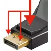 Adaptador DisplayPort/DVI-D Goobay 1.1 dorado negro