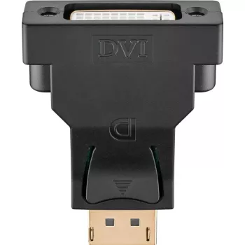 Adaptador DisplayPort/DVI-D Goobay 1.1 dorado negro