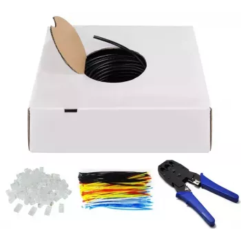 Cable de red Goobay 94399 U/UTP Cat6 305 m negro