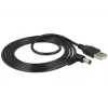 Cable de alimentación USB A DC 1,5 m DeLOCK 83578