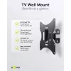 Goobay TV EasyFlex M Soporte de pared inclinable, negro (51893)