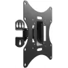 Goobay TV EasyFlex M Soporte de pared inclinable, negro (51893)