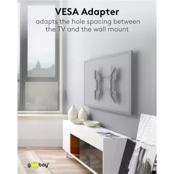 Adaptador VESA para soporte de pared para TV Goobay 60134