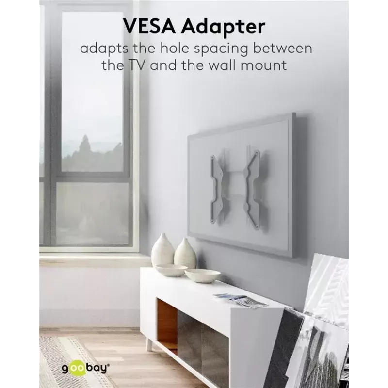 Adaptador VESA para soporte de pared para TV Goobay 60134