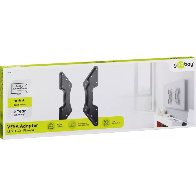 Adaptador VESA para soporte de pared para TV Goobay 60134