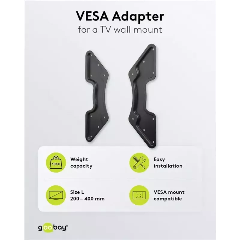 Adaptador VESA para soporte de pared para TV Goobay 60134