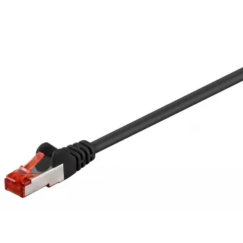 Cable de red Goobay 92459 negro 0,15 m Cat6 S/FTP