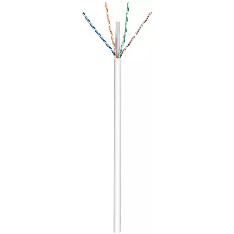 Goobay CAT 6 U/UTP Cable de red 94965, 100 m, blanco