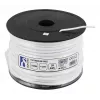 Cable de teléfono Deltaco MD-14 RJ11 100 m blanco