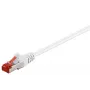 Cable de red Goobay 95471 RJ-45 Cat6 0,5 m blanco