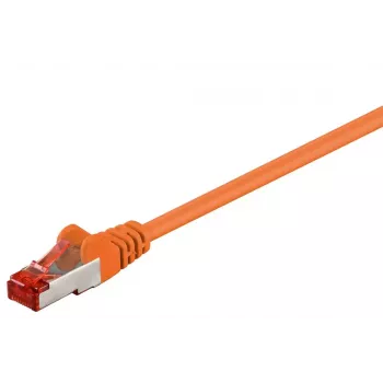 Cable de red Goobay 95496 naranja 2 m Cat6 S/FTP