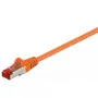Cable de red Goobay CAT 6 RJ-45 Cat6 1m naranja
