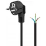 Cable de alimentación acodado Goobay 93976 1.5m negro