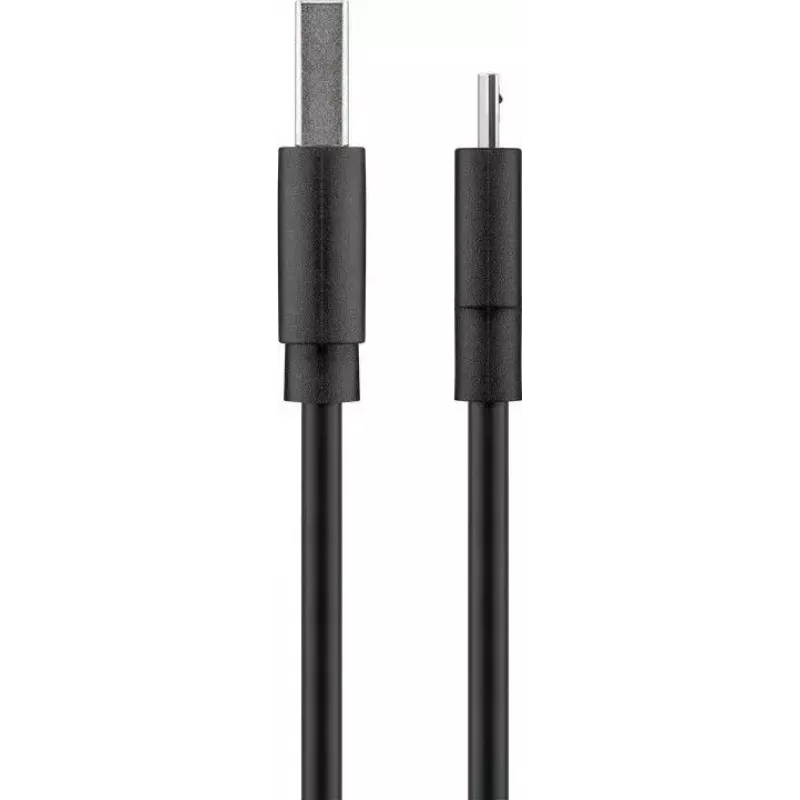 Cable de carga rápida y sincronización Goobay Micro-USB 1 m USB 2.0 negro