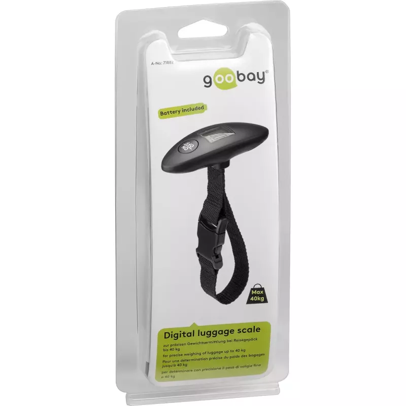 Báscula electrónica para equipaje Goobay 71882