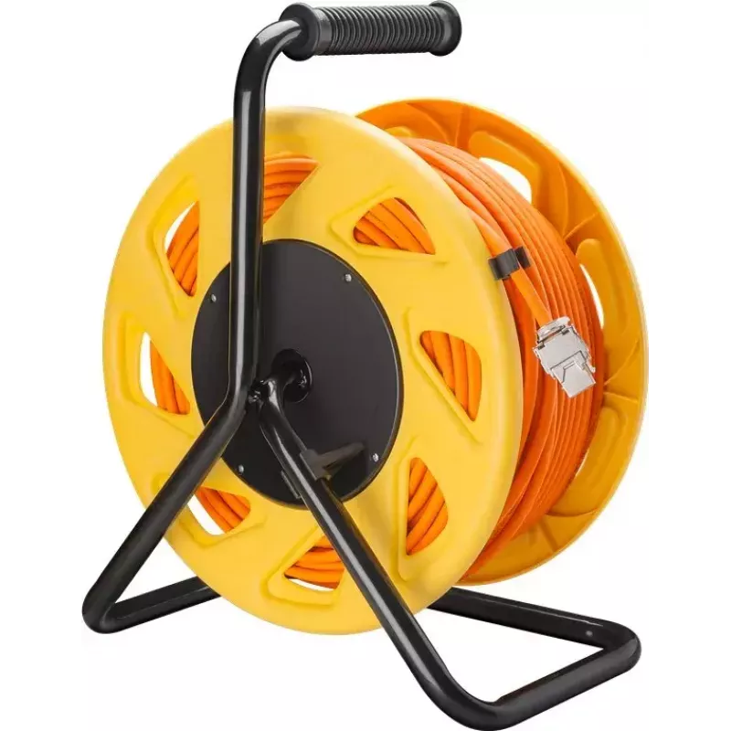 Cable de red Goobay Portable RJ45 50m Cat7a naranja