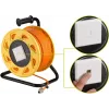 Cable de red Goobay Portable RJ45 50m Cat7a naranja