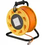 Cable de red Goobay Portable RJ45 50m Cat7a naranja