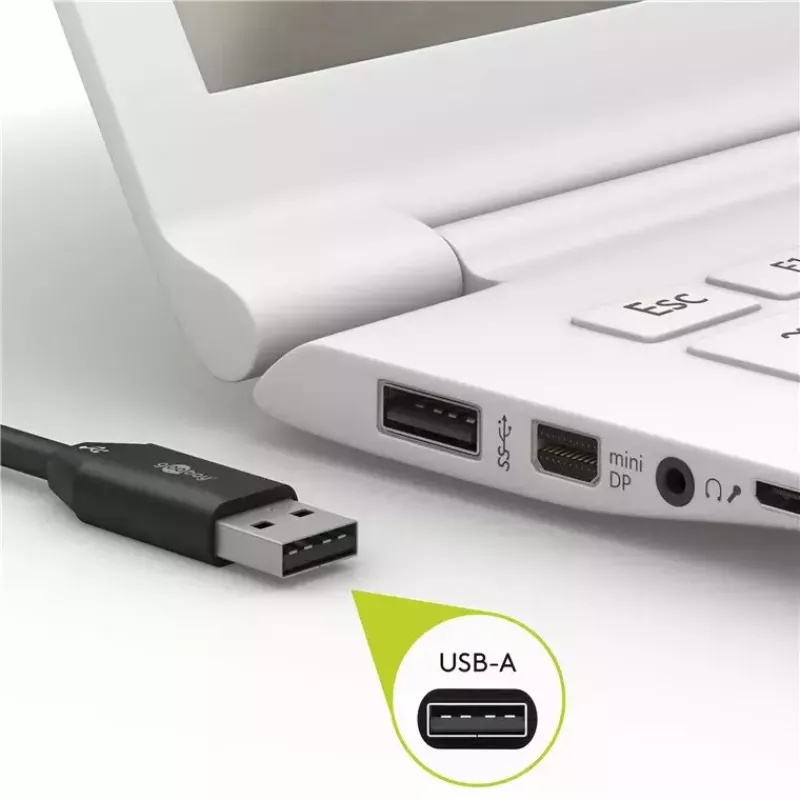 Cable de carga y sincronización Lightning USB Goobay 0,5 m Lightning USB A CE MFi