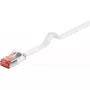 Cable de red Goobay 94913 RJ-45 Cat6 0,25 m blanco