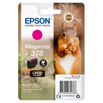 Cartucho Epson 378 magenta 360 páginas tinta C13T37834010