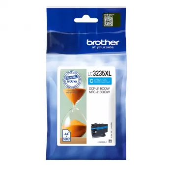 Cartucho de tinta Brother LC3235XLC 1 ud. original alto (XL) rendimiento cian
