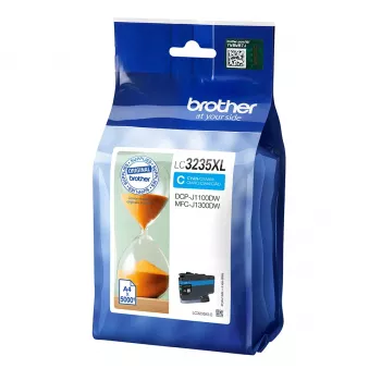 Cartucho de tinta Brother LC3235XLC 1 ud. original alto (XL) rendimiento cian