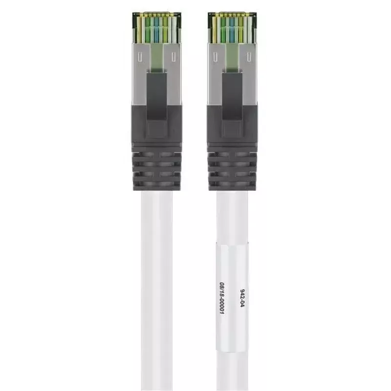 Cable de red Goobay CAT 8.1 patch RJ-45 Cat8.1 1 m blanco