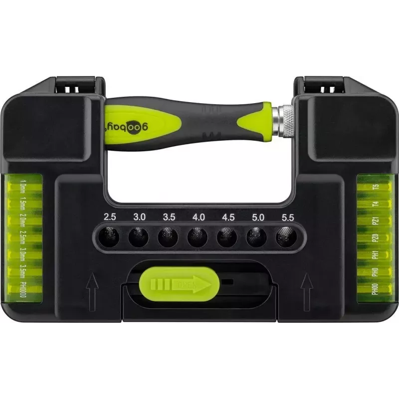 Juego de destornilladores de precisión Goobay 74003 destornillador manual