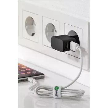 Set de cargador interior Goobay Dual Apple Lightning 44995