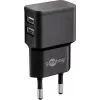 Set de cargador interior Goobay Dual Apple Lightning 44995