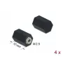 Separador hexagonal M2,5 hembra 10 mm negro 4 uds. DeLOCK 60243