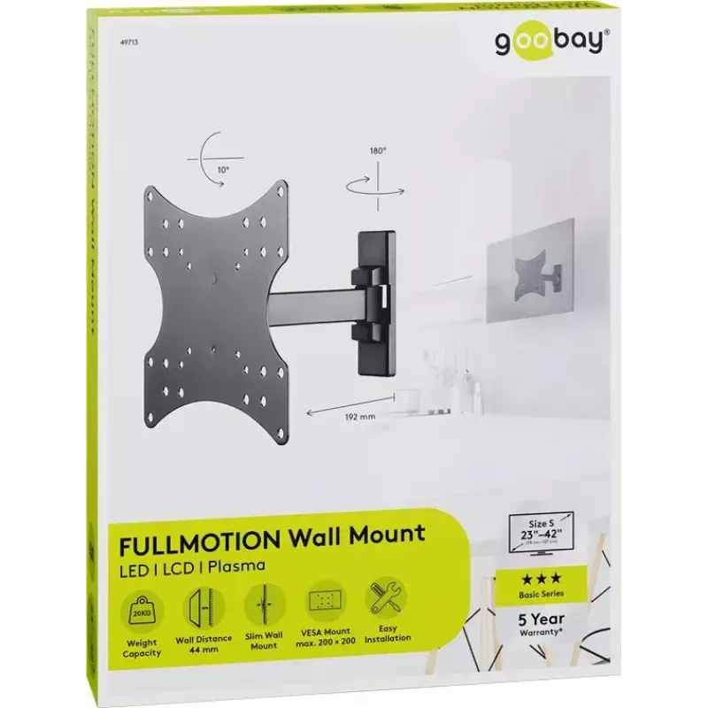Soporte de TV Goobay 49713 106,7 cm (42