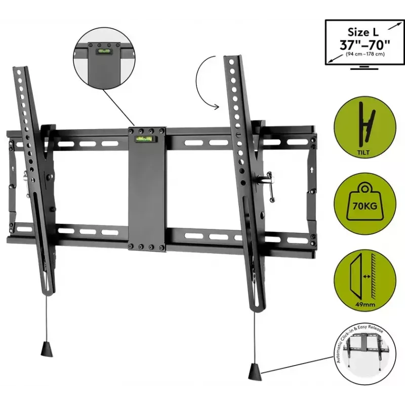 Soporte de TV Goobay 49929 negro 70