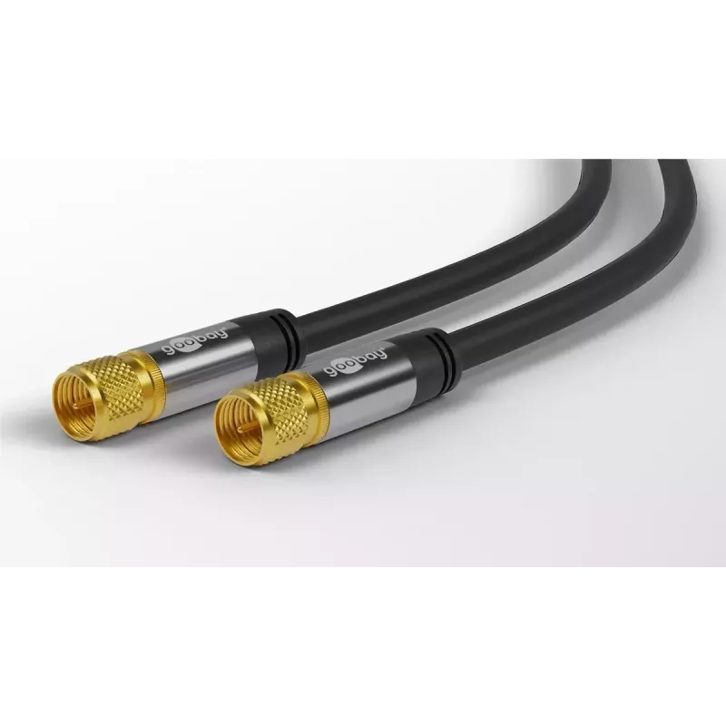 Cable coaxial Wentronic 70664 2m F negro