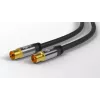 Cable coaxial Goobay 70378 3 m negro conector macho a conector hembra