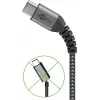 Cable USB Wentronic 49295 USB 2.0 0,5 m USB C USB A negro gris