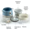 Ariete Vintage 2904 arrocera / olla de cocción lenta, 3,5 l, 700 W, azul