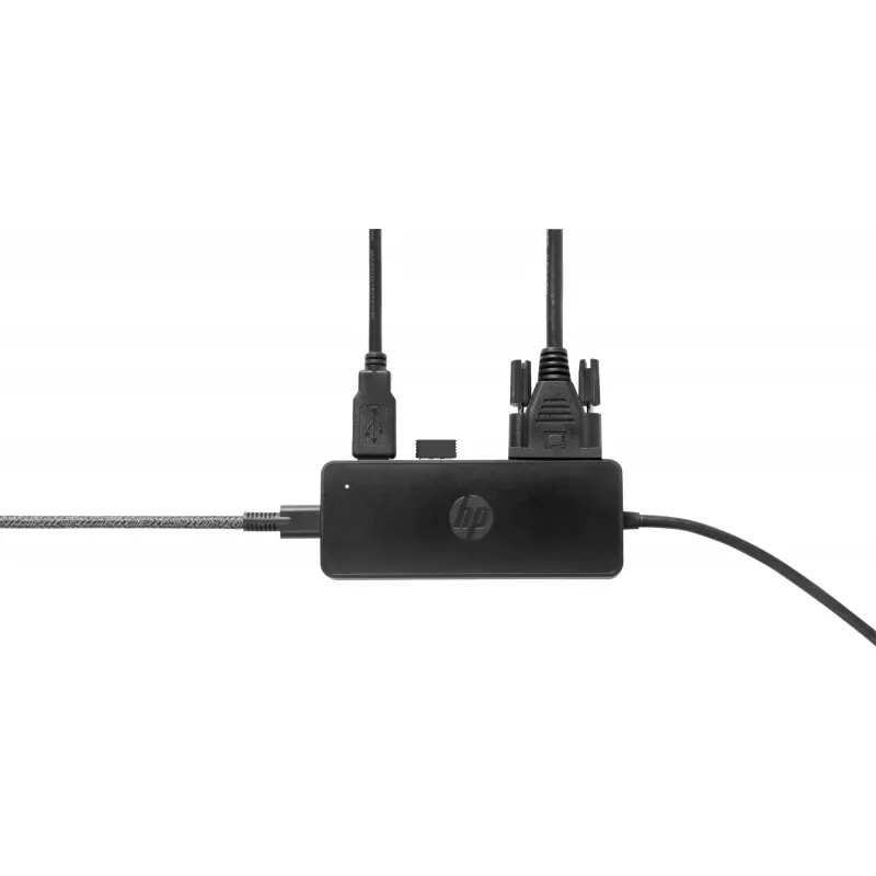 HP USB-C Travel Hub G2, Con cable, USB 3.2 Gen 1 (3.1 Gen 1) Type-C, Negro, China, Windows 10, 107 mm