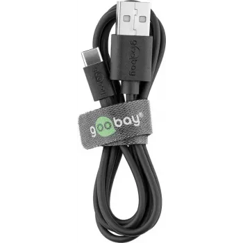Set de cargador Goobay USB-C 5W con cable 1m negro