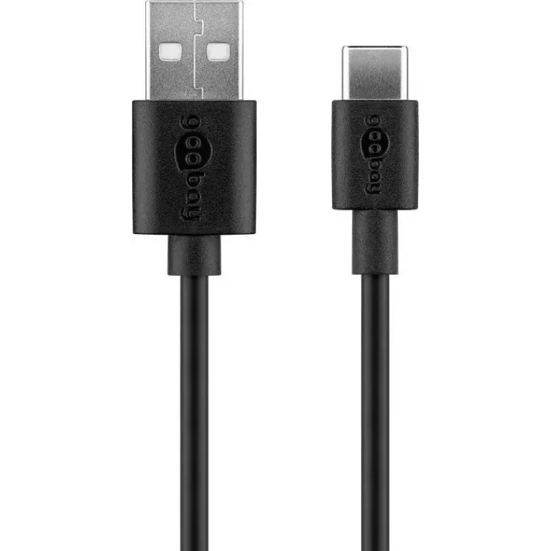 Set de cargador Goobay USB-C 5W con cable 1m negro