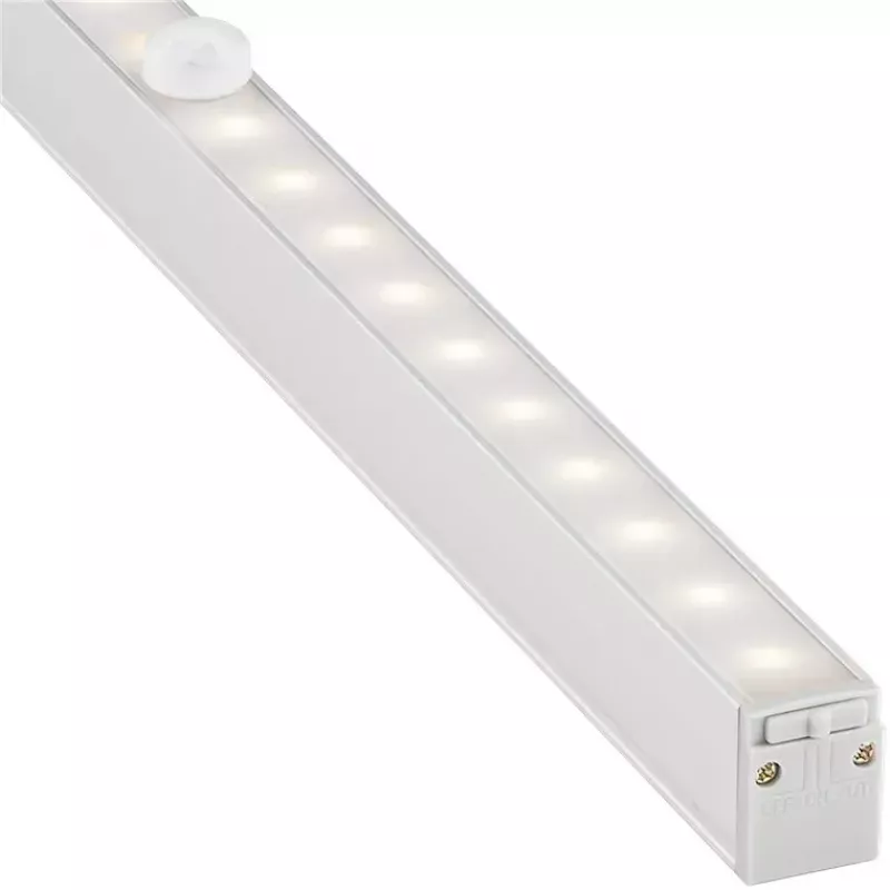 Lámpara LED de bajo armario Goobay con sensor de movimiento plateada 20 luces